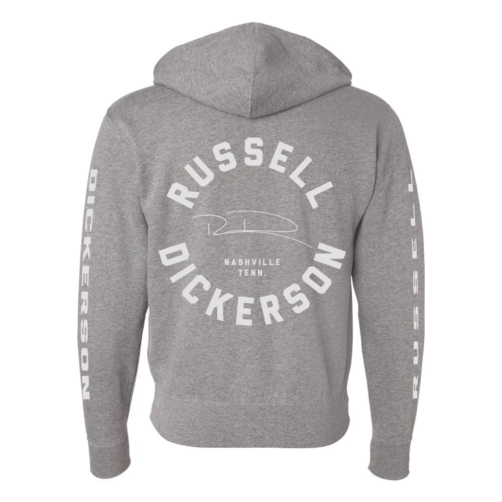 Russell online grey hoodie