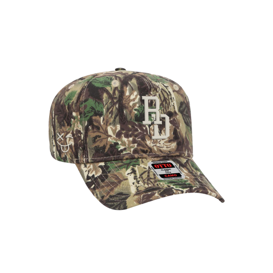 RD Puff Embroidery Camo Hat