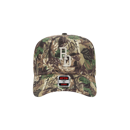 RD Puff Embroidery Camo Hat